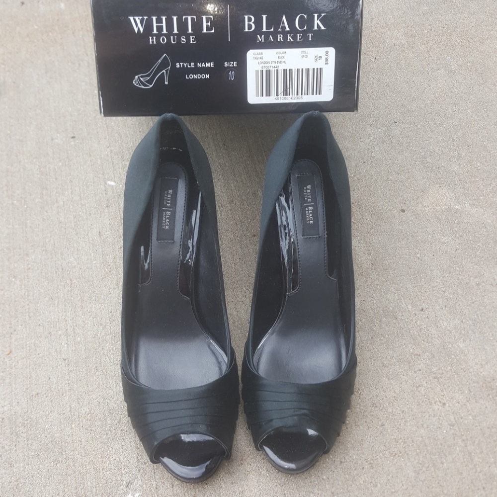 White house Black Market Black Heels